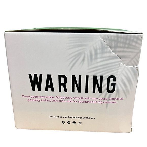 NWT KoluaWax Premium Waxing Kit‎ + 2-Pack Hard Wax Beads Black/Pink - Picture 3 of 5